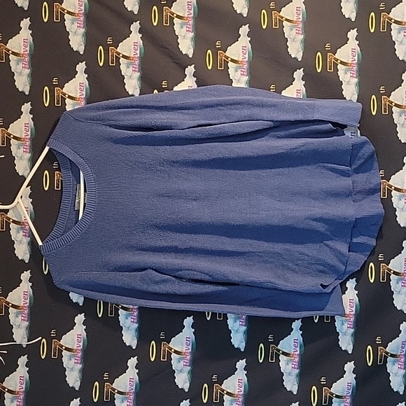 Natural Reflections Sweaters - Blue lightweight sweater